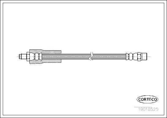 Corteco 19018525 - Flessibile del freno autozon.pro