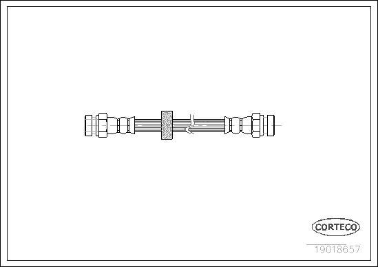 Corteco 19018657 - Flessibile del freno autozon.pro