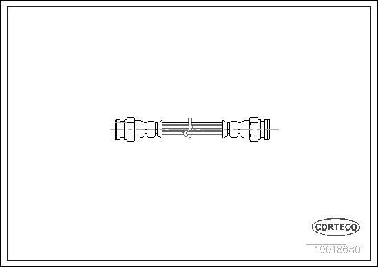 Corteco 19018680 - Flessibile del freno autozon.pro