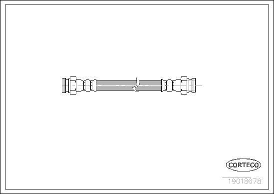 Corteco 19018678 - Flessibile del freno autozon.pro