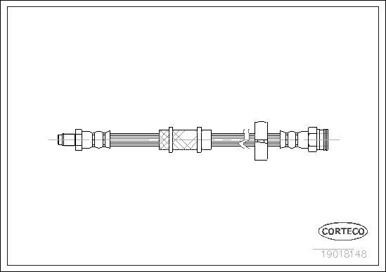 Corteco 19018148 - Flessibile del freno autozon.pro