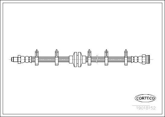 Corteco 19018152 - Flessibile del freno autozon.pro