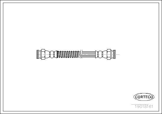 Corteco 19018161 - Flessibile del freno autozon.pro