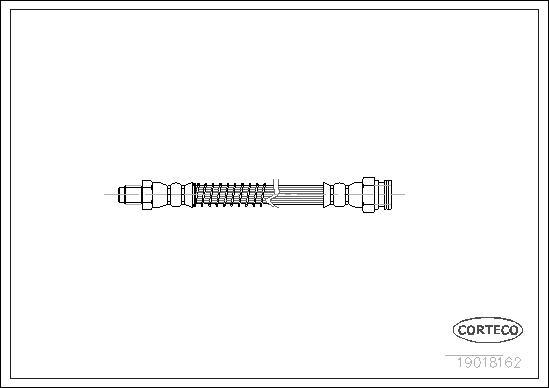 Corteco 19018162 - Flessibile del freno autozon.pro