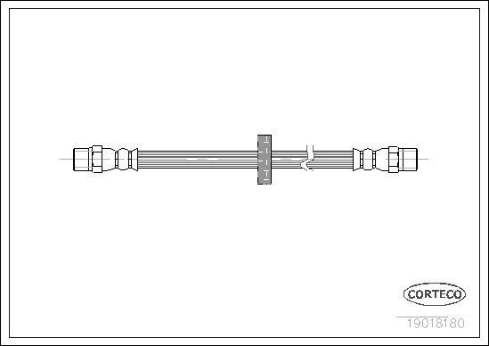 Corteco 19018180 - Flessibile del freno autozon.pro