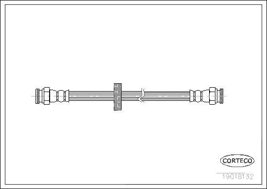 Corteco 19018132 - Flessibile del freno autozon.pro