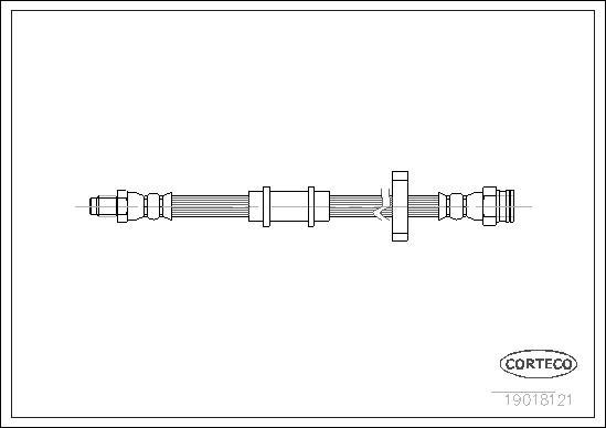 Corteco 19018121 - Flessibile del freno autozon.pro