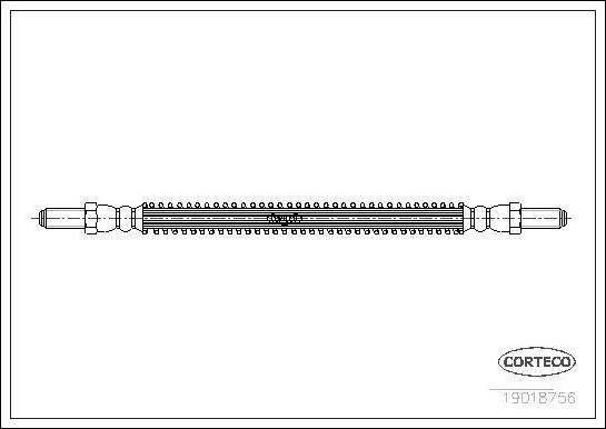 Corteco 19018756 - Flessibile del freno autozon.pro