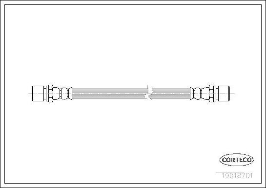 Corteco 19018701 - Flessibile del freno autozon.pro