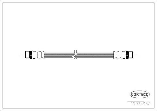 Corteco 19034950 - Flessibile del freno autozon.pro