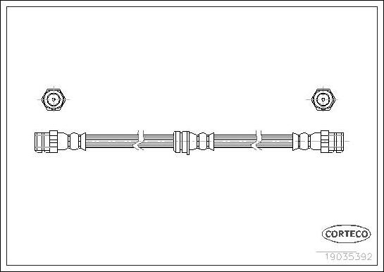 Corteco 19035392 - Flessibile del freno autozon.pro