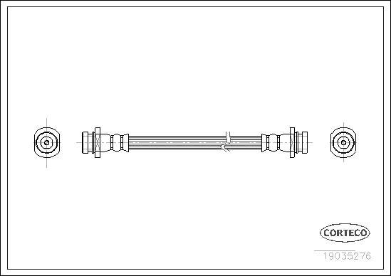 Corteco 19035276 - Flessibile del freno autozon.pro