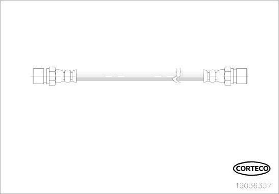 Corteco 19036337 - Flessibile del freno autozon.pro