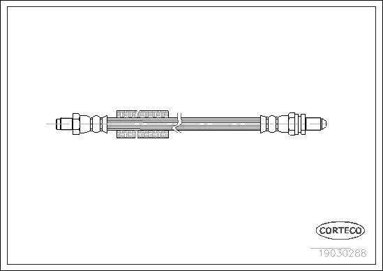 Corteco 19030288 - Flessibile del freno autozon.pro