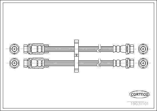 Corteco 19031101 - Flessibile del freno autozon.pro