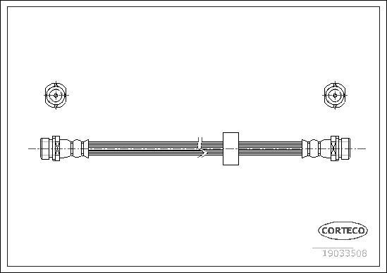 Corteco 19033508 - Flessibile del freno autozon.pro