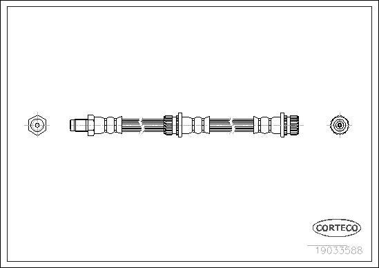 Corteco 19033588 - Flessibile del freno autozon.pro