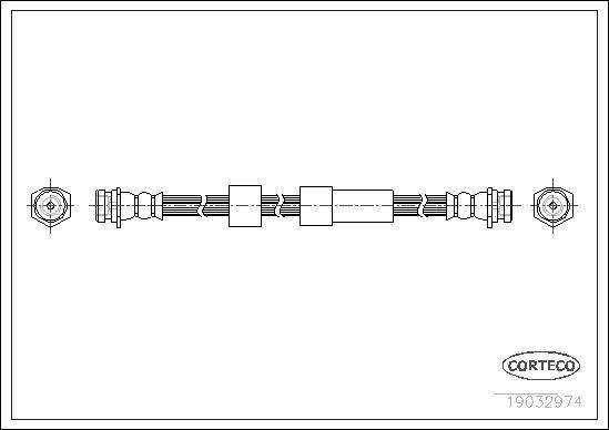 Corteco 19032974 - Flessibile del freno autozon.pro