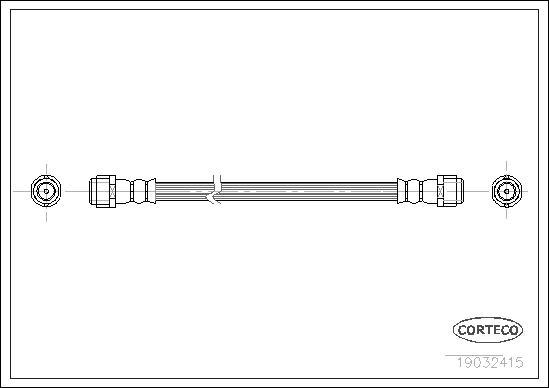 Corteco 19032415 - Flessibile del freno autozon.pro