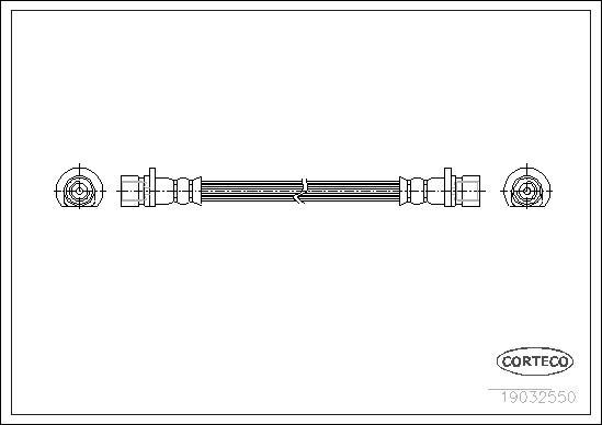 Corteco 19032550 - Flessibile del freno autozon.pro