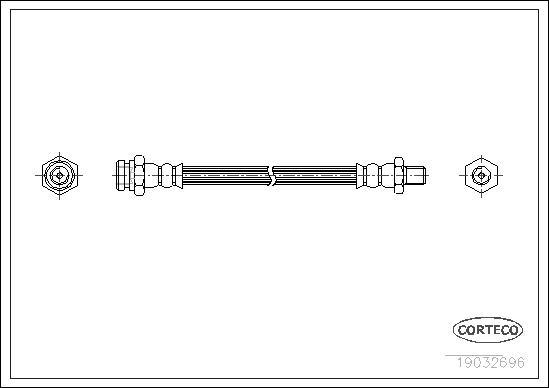 Corteco 19032696 - Flessibile del freno autozon.pro