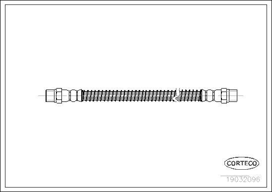 Corteco 19032096 - Flessibile del freno autozon.pro