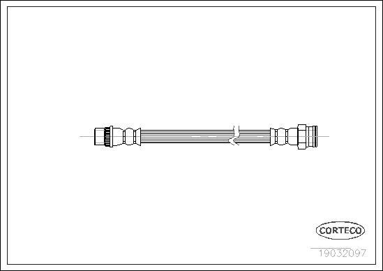 Corteco 19032097 - Flessibile del freno autozon.pro