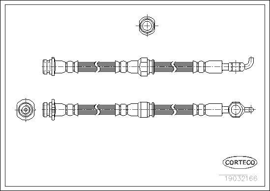 Corteco 19032166 - Flessibile del freno autozon.pro