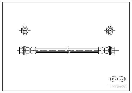 Corteco 19032870 - Flessibile del freno autozon.pro