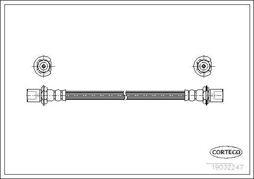 Corteco 19032247 - Flessibile del freno autozon.pro