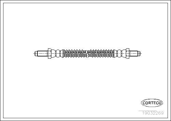 Corteco 19032269 - Flessibile del freno autozon.pro