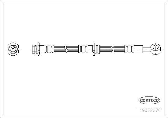 Corteco 19032276 - Flessibile del freno autozon.pro