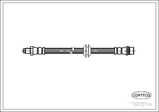 Corteco 19032704 - Flessibile del freno autozon.pro