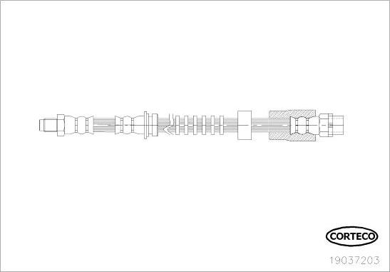 Corteco 19037203 - Flessibile del freno autozon.pro