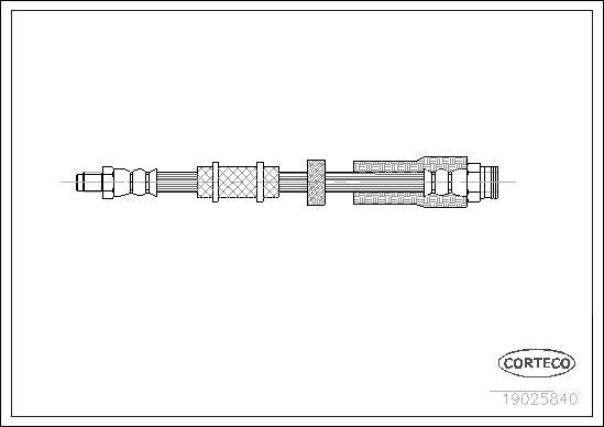 Corteco 19025840 - Flessibile del freno autozon.pro