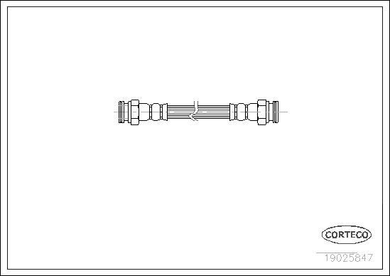 Corteco 19025847 - Flessibile del freno autozon.pro