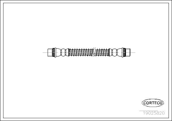 Corteco 19025820 - Flessibile del freno autozon.pro