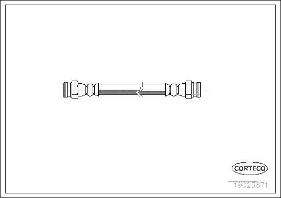 Corteco 19025871 - Flessibile del freno autozon.pro