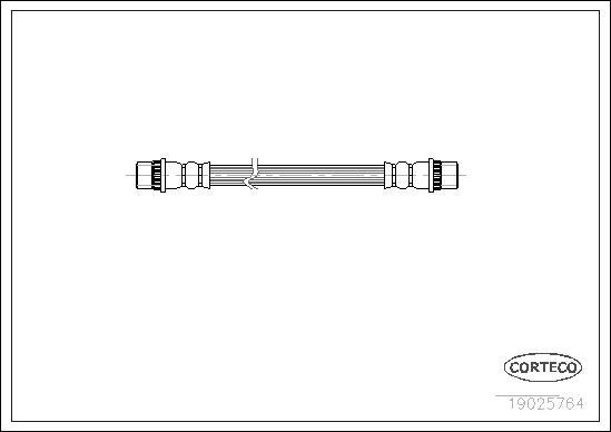 Corteco 19025764 - Flessibile del freno autozon.pro