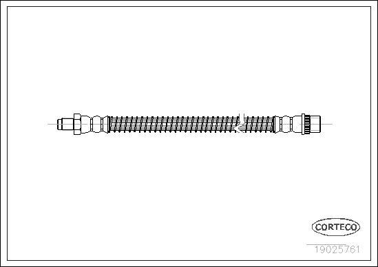 Corteco 19025761 - Flessibile del freno autozon.pro