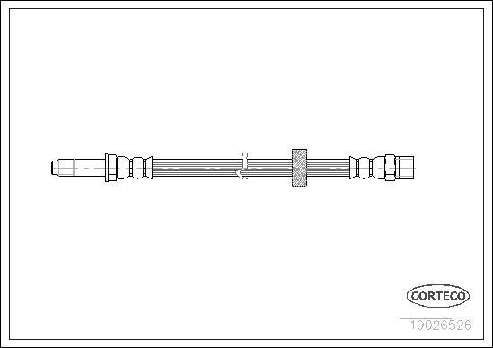 Corteco 19026526 - Flessibile del freno autozon.pro