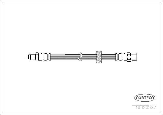 Corteco 19026527 - Flessibile del freno autozon.pro