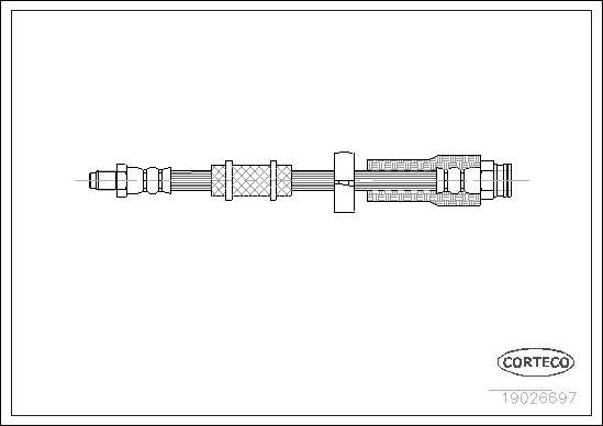 Corteco 19026697 - Flessibile del freno autozon.pro