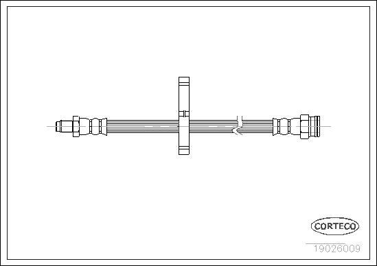 Corteco 19026009 - Flessibile del freno autozon.pro