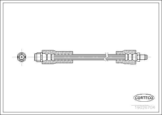 Corteco 19026704 - Flessibile del freno autozon.pro