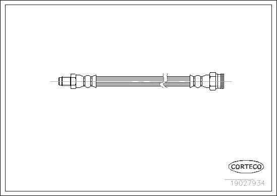 Corteco 19027934 - Flessibile del freno autozon.pro