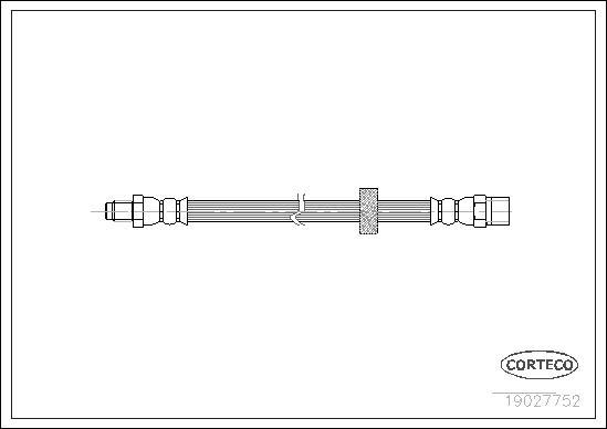 Corteco 19027752 - Flessibile del freno autozon.pro