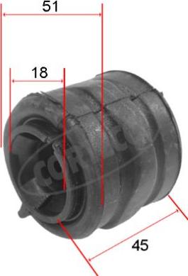 Corteco 80000096 - Bronzina cuscinetto, Barra stabilizzatrice autozon.pro