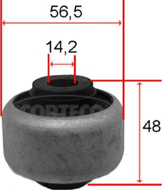 Corteco 80001541 - Supporto, Braccio oscillante autozon.pro