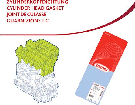 Corteco 83403286 - Guarnizione, Testata autozon.pro